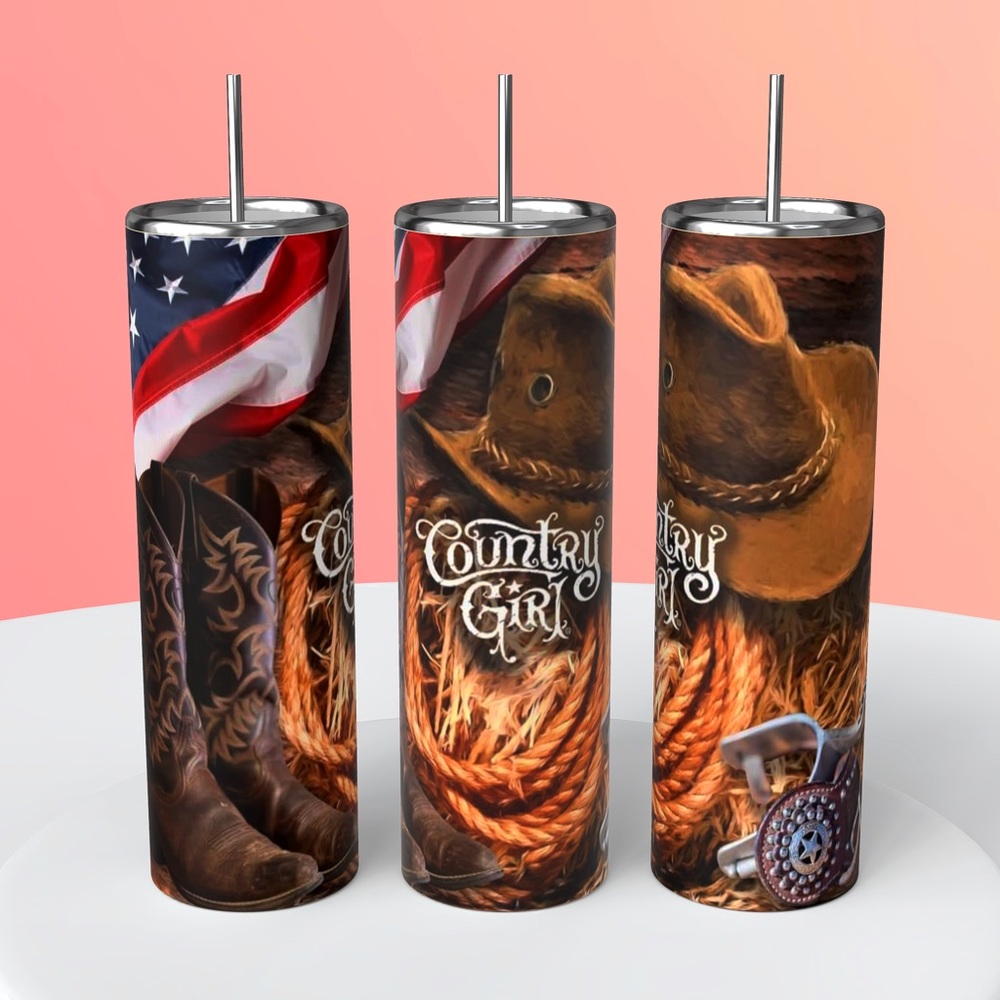 Country Girl 20 oz tumbler